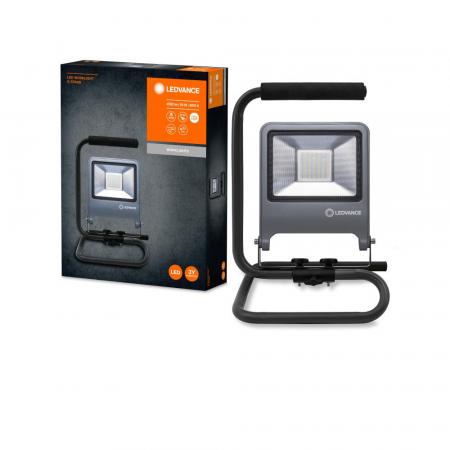 LEDVANCE LED WORKLIGHT 50W 840 S-STAND 4000K IP65 Floodlight mit Tragegriff grau